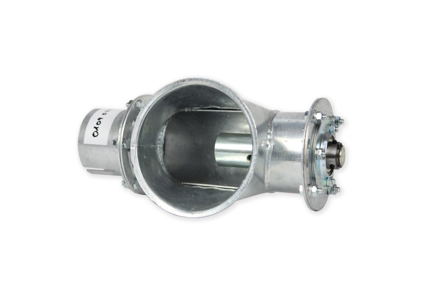 Inlet Ø 150 mm 89mm, with flared edge, expansion shaft, end bearing and head connection, for auger