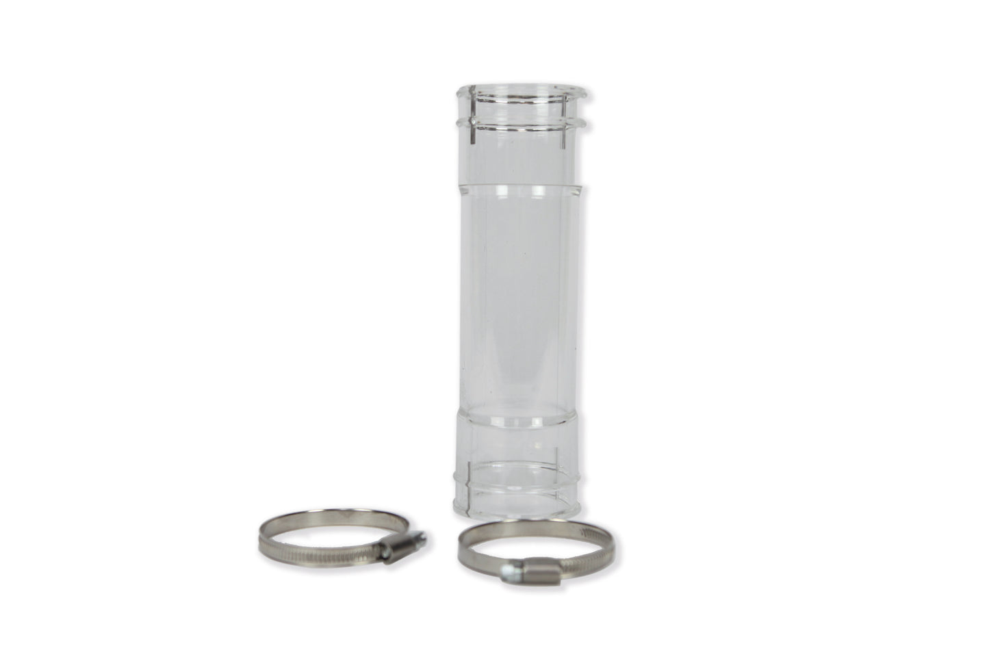 Control pipe, transparent, complete 60mm