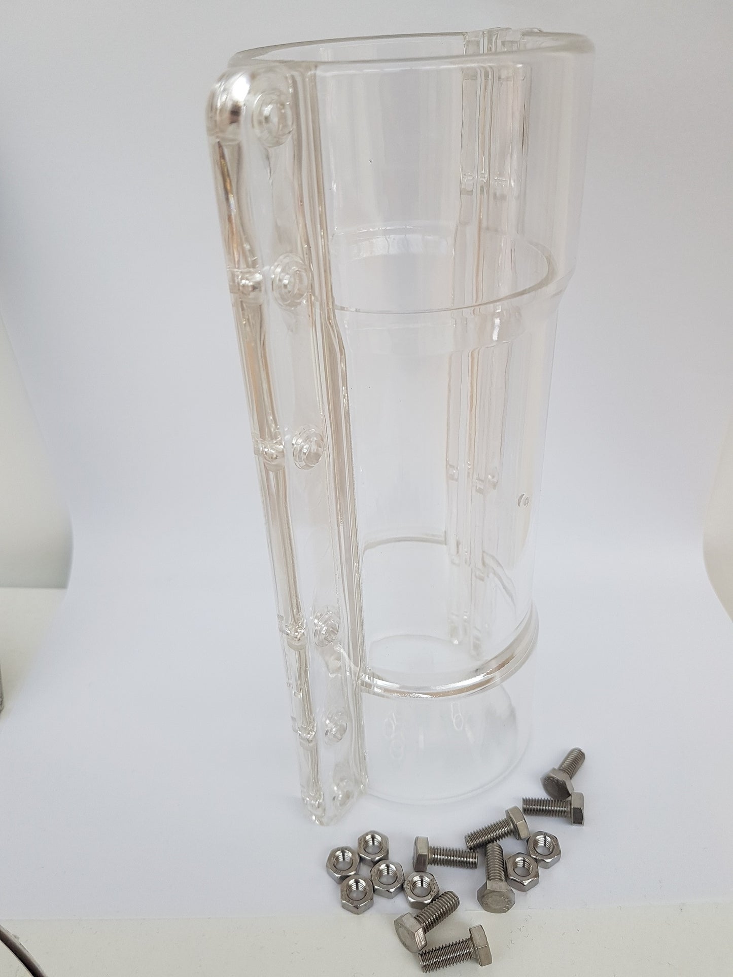 Control pipe, transparent, 2-piece 60mm