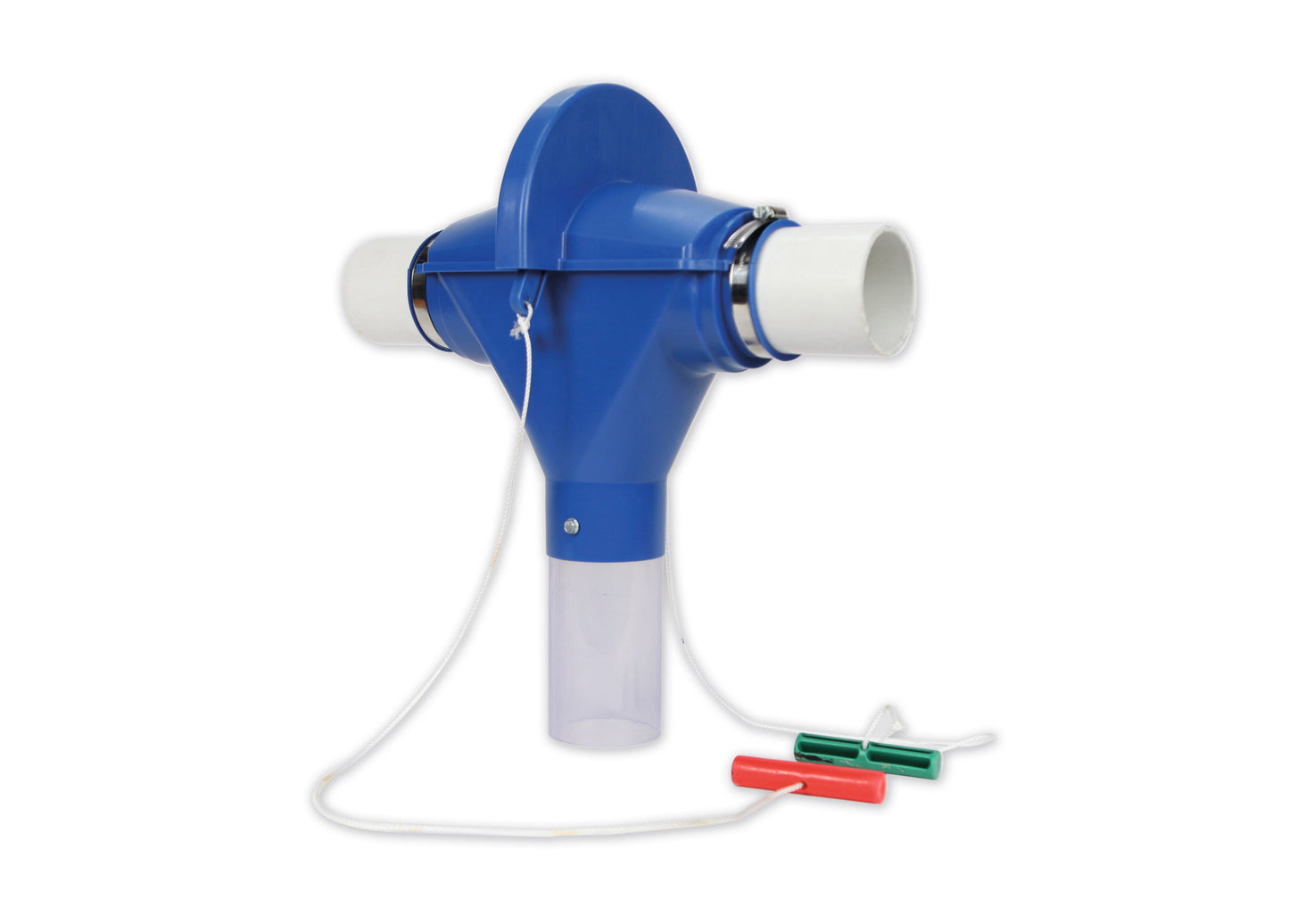 Auger outlet complete, blue, 89mm. Box of 5.