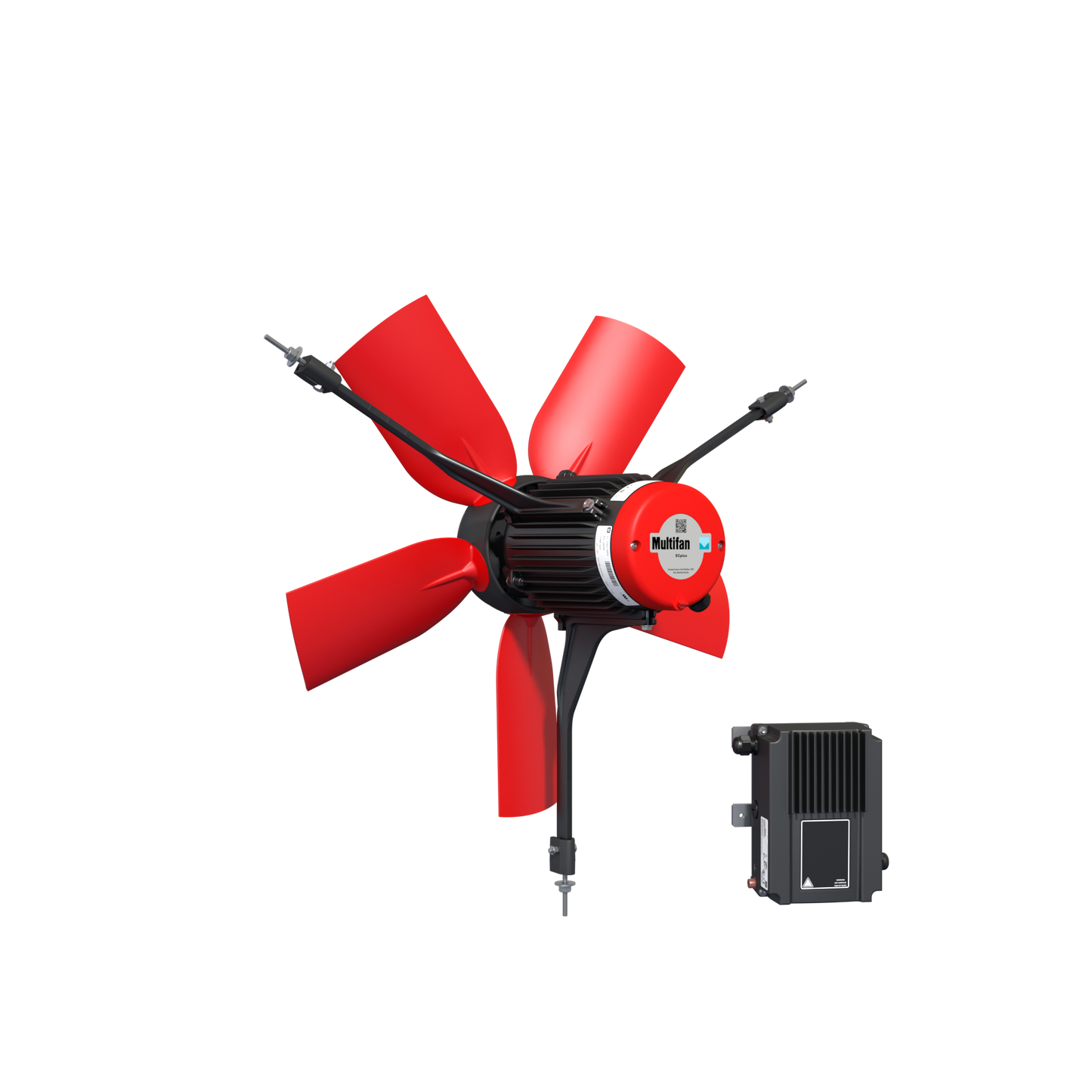 Vosterman Tube Mounting Fans, 63cm, 3phase, 17900m3/h, 1400W