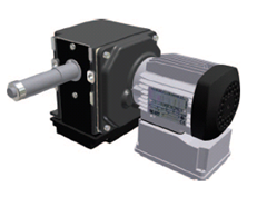 Geared motor for winch drum 400V, 3 rpm