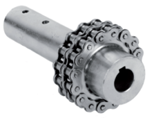 Pipe bolt chain coupling 1"