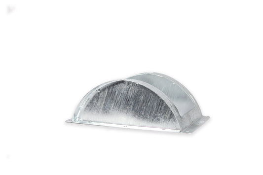 Half moon 55 - 127mm without bore, standard, for feed hopper