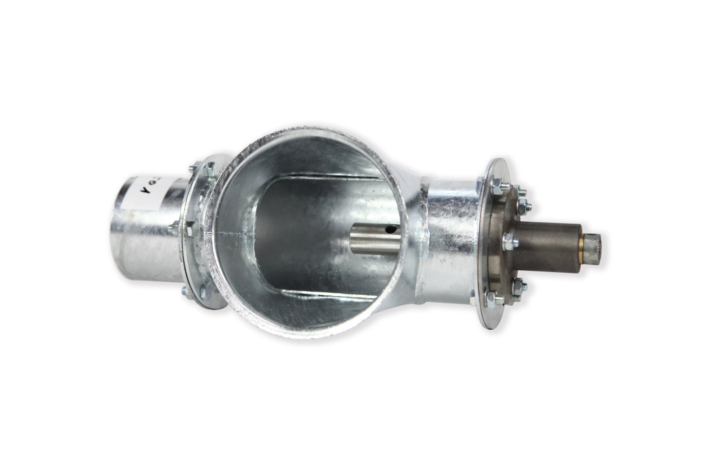 Inlet Ø 150 mm 75mm with expansion shaft with plain bearing and head connection, for auger