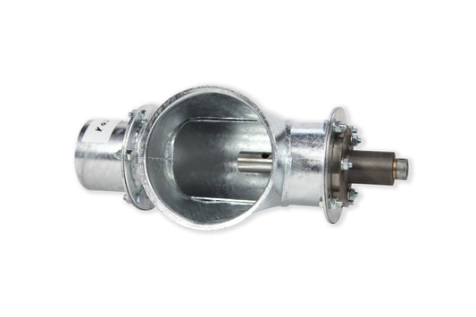 Inlet Ø 150 mm 75mm with flared edge, expansion shaft, end bearing and head connection, for auger