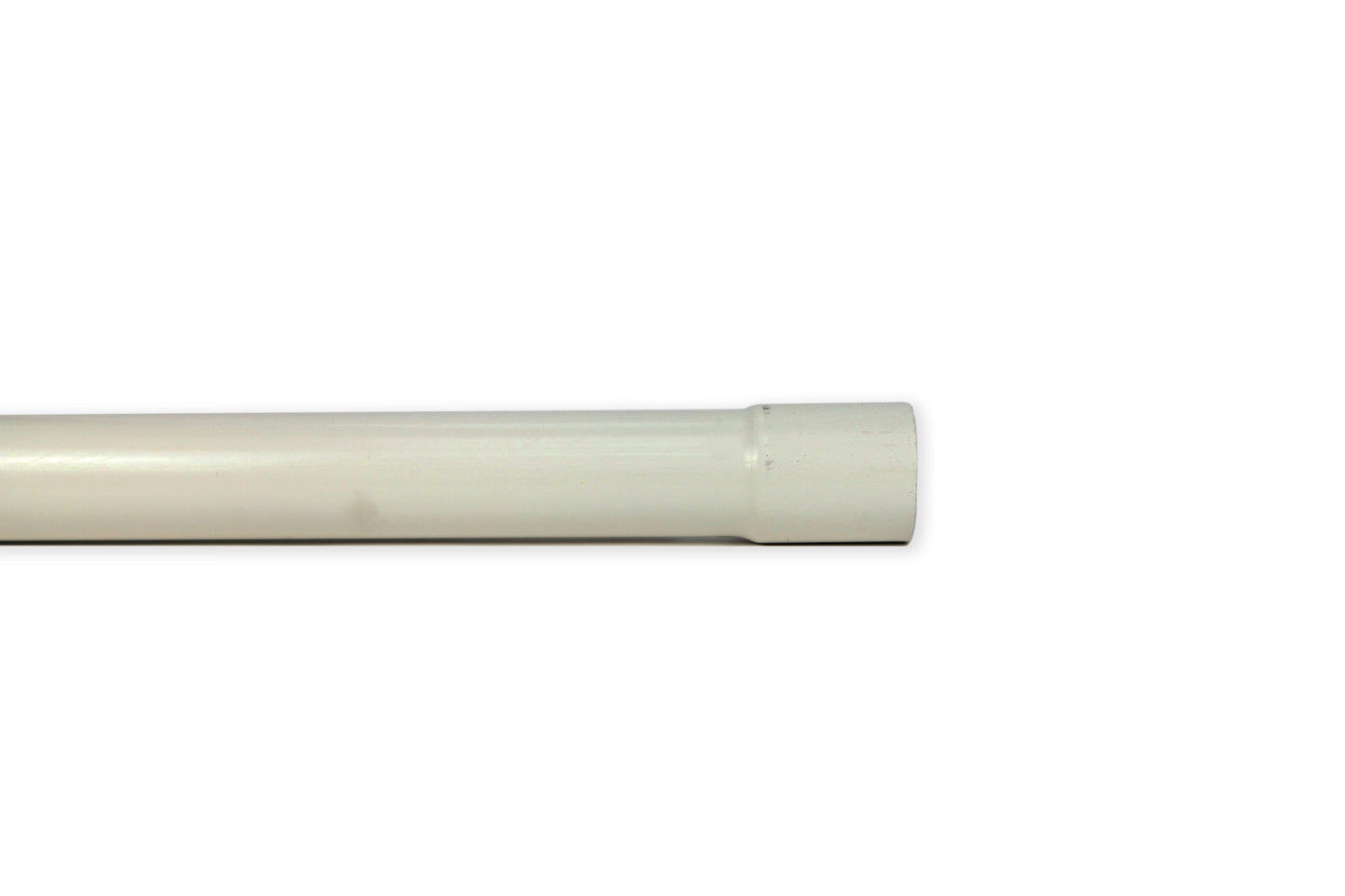 PVC pipe 89mm. Dimensions: 90 x 81.4 mm, lugged on one side, without clamping slot, length: 3 m