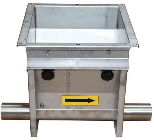 Loading hopper, sst (AISI 304), single-circuit 60mm