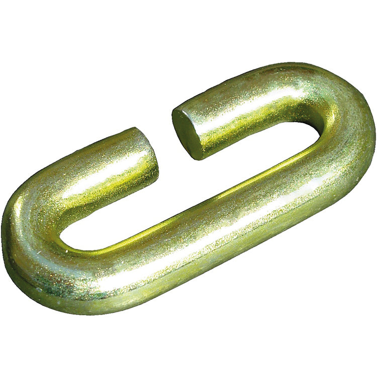 Chain coupler PLUS & PREMIUM, hardened, yellow galvanised. 60mm. Box of 20.