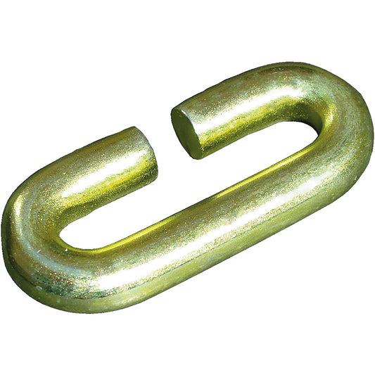 Chain coupler EasyPower, hardened, yellow galvanised. 80mm