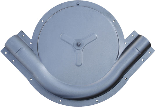 90° corner, sst (AISI 304), with stainless steel sheet housing 60mm