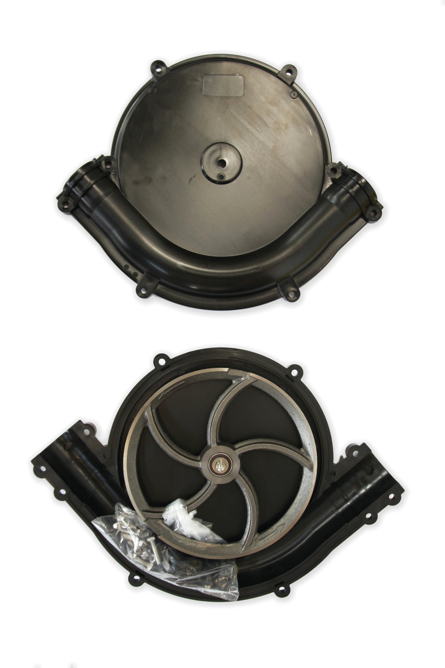90° corner, Cast Iron Wheel, for 60mm piping