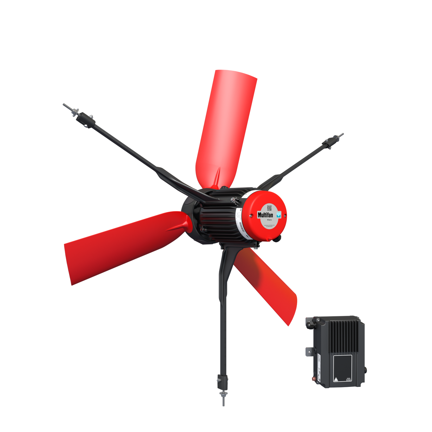 Vosterman Tube Mounting Fans, 82cm, Single phase, 16200m3/h, 530W