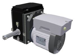 Geared motor for winch drum 400V, 240Nm, 3,0 rpm